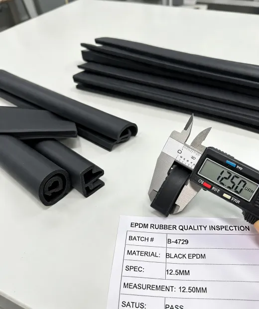 Rubber profile inspection
