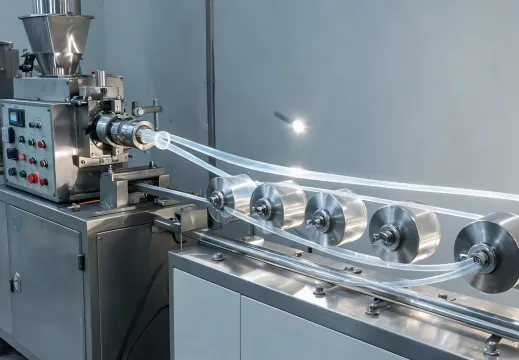 Silicone extrusion line