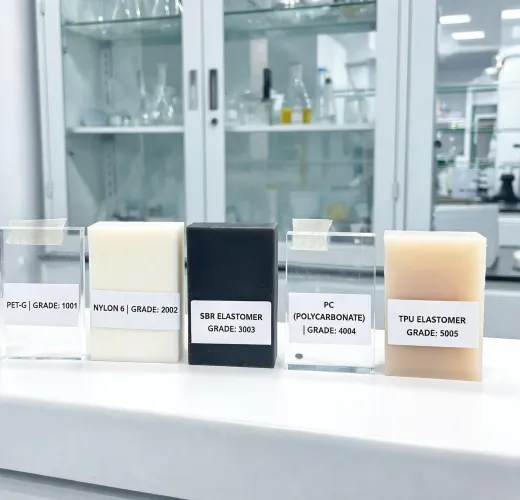 Polymer material samples