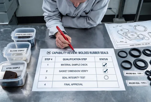Capability review of molded rubber parts