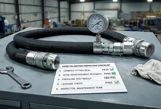 Industrial hose validation case